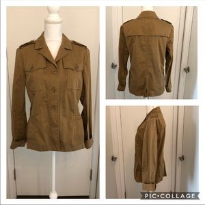 Theory Khaki Utility Jacket